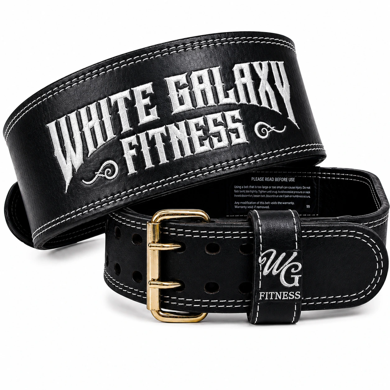 Leather Belt Colored Letter Image 3