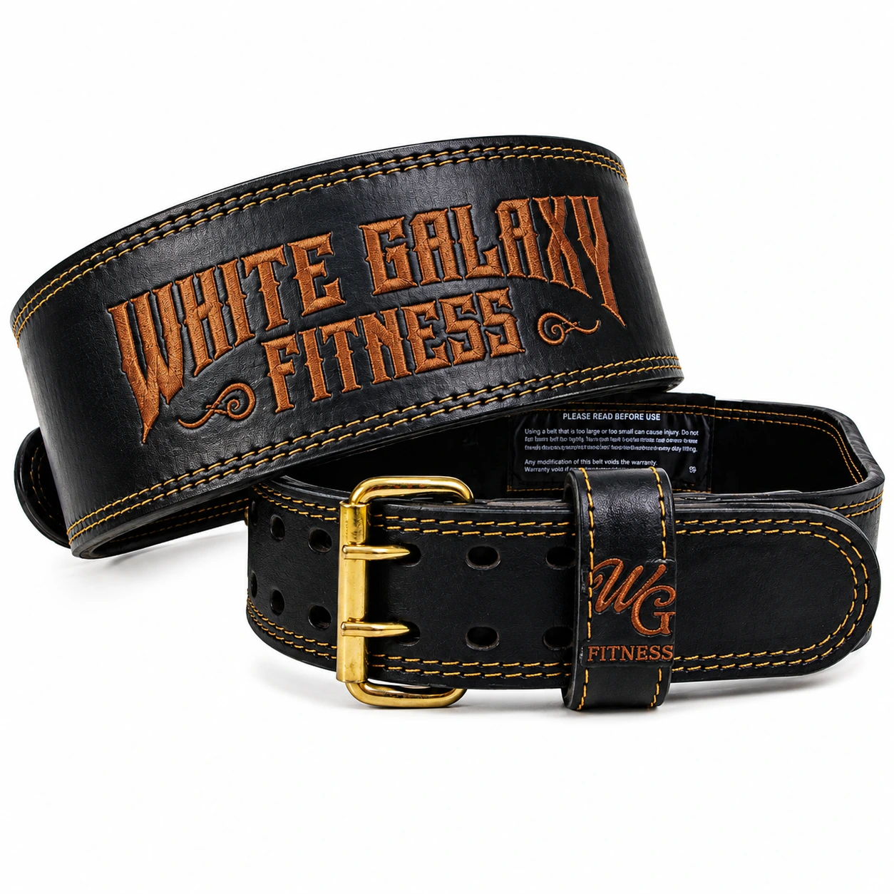 Leather Belt Colored Letter