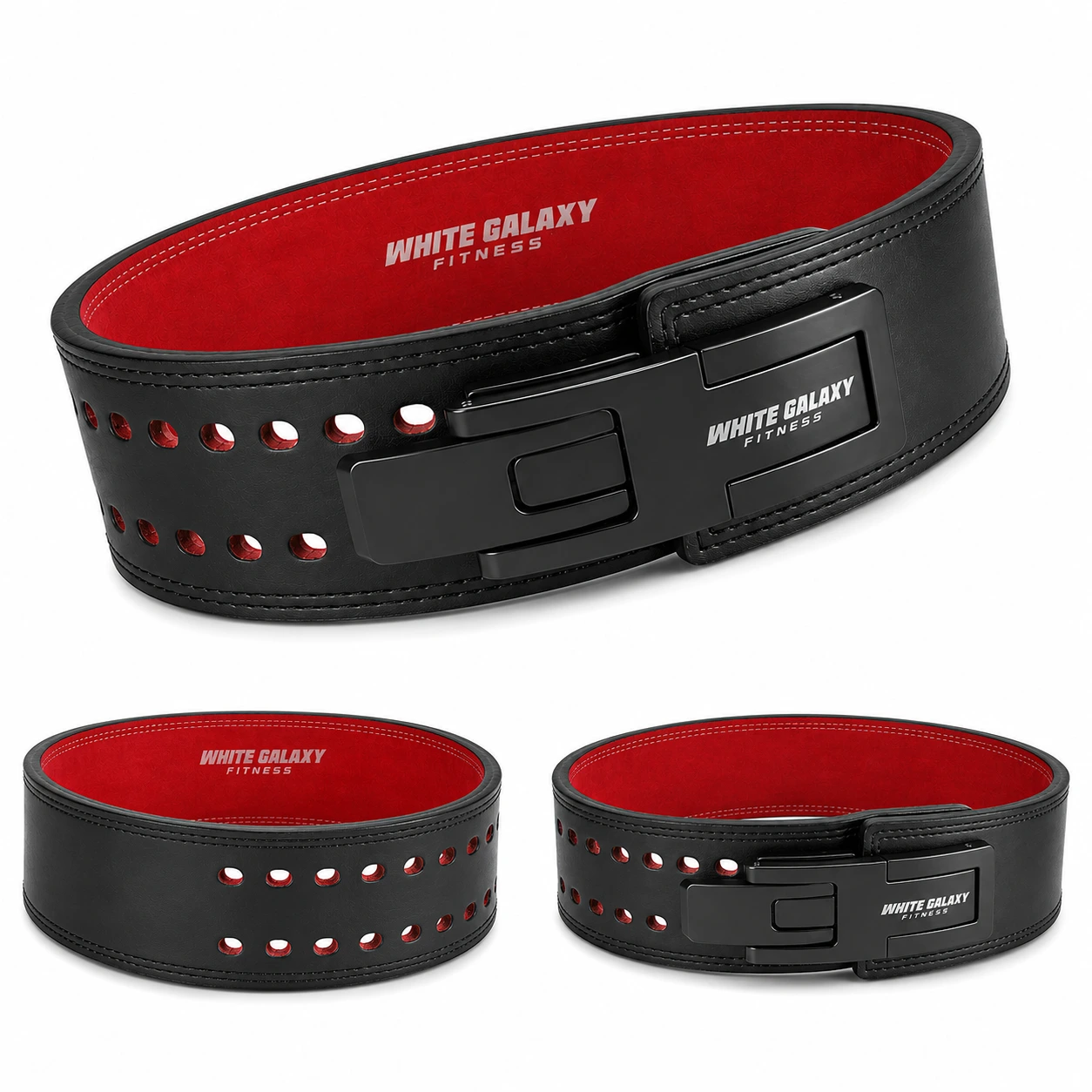 Leather Power Lever Belt Image 2