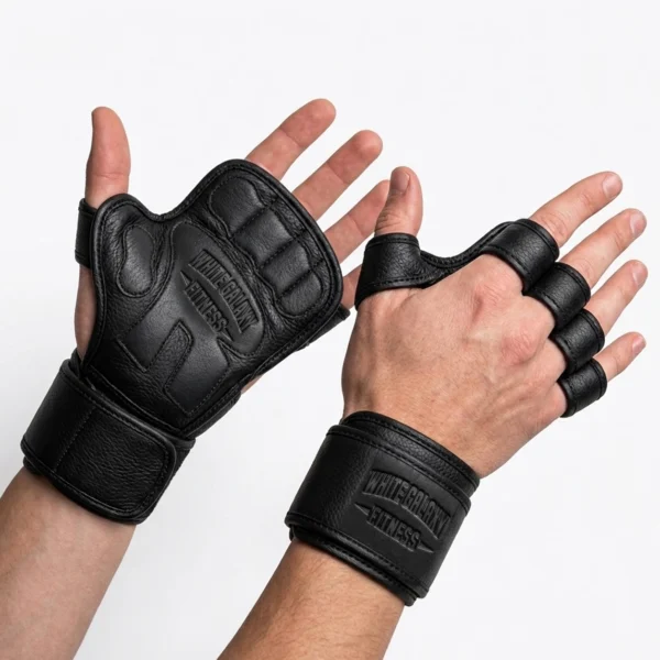 Leather Fitness Gloves Summer Grip